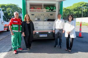 Donación de equipamiento médico fundación banco ciudad junto al same