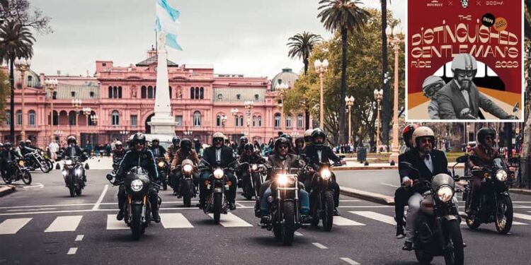 [Sociedad] Una multitudinaria caravana de motocicletas recorrió Buenos Aires para concienciar sobre la salud masculina