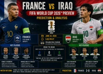 Francia se enfrenta a Irak: horarios, TV y detalles del partido por el Mundial 2026