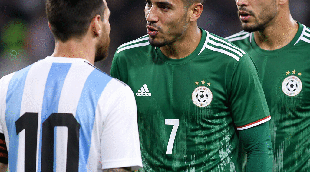 Los jugadores argelinos calientan el partido contra Argentina: ‘Es un equipo como cualquier otro’