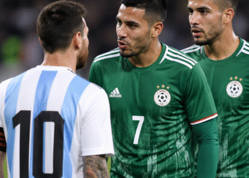 Los jugadores argelinos calientan el partido contra Argentina: ‘Es un equipo como cualquier otro’