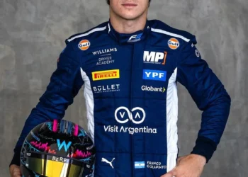 Franco Colapinto participa en el Gran Premio de Bélgica