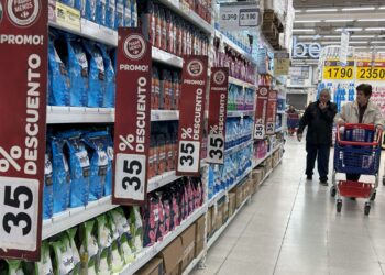 El consumo masivo repuntó 4,2% en julio, pero todavía acumula una caída en el año