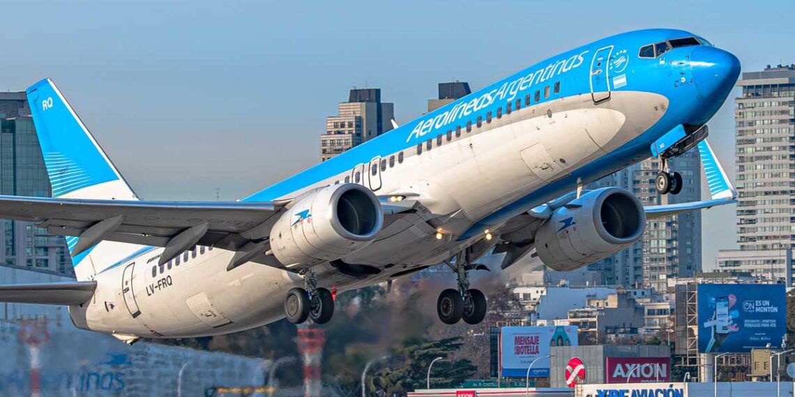 Aerolíneas Argentinas reporta ganancias y pagará impuestos al Estado por primera vez en su historia