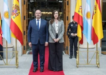 Victoria Villarruel viajó a Madrid para participar de un evento del rey Felipe VI
